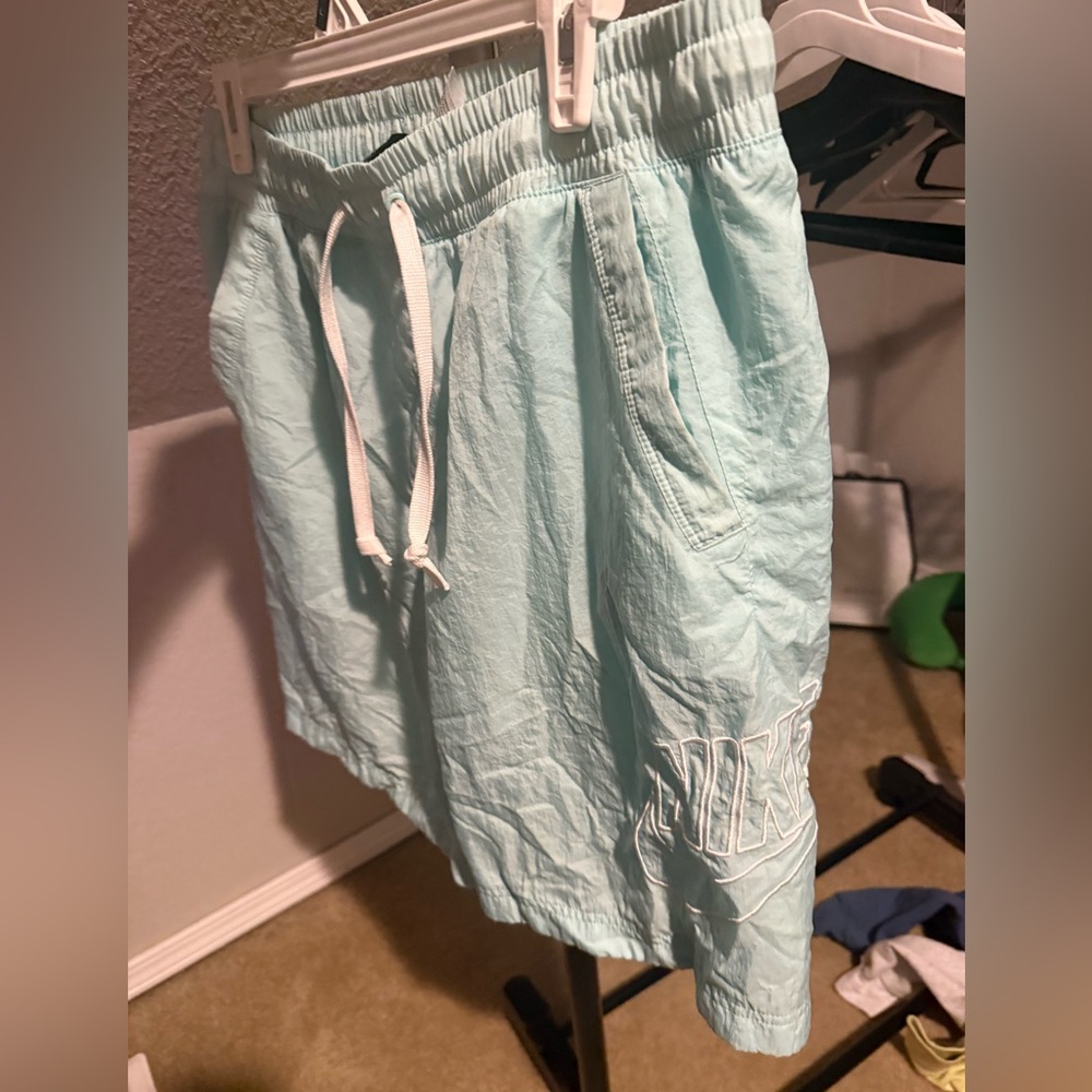 Nike Aqua Blue Casual Shorts
